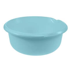 Rund skål med tut - ø 36 cm - vannblå - 