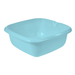 Square bowl with a spout - 34 x 34 cm - watery blue