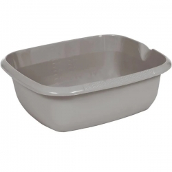 Square bowl with a spout - 38 x 32 cm - city grey