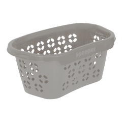 City grey "Anton" laundry basket - 57.5 x 38 cm