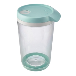 "Bruni" cup, container with slider lock dispenser lid - 2.5 litre - willow green