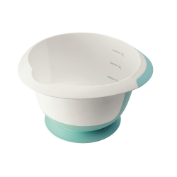Mixing bowl with a suction cup base - Mariella - 3.5 litres - willow green