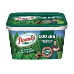 Fertilizante de coníferas de longa duração "100 dni" (100 dias) - Florovit® - 4 kg - 