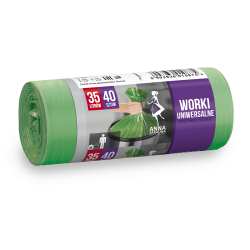 Gröna papperskorgar - ALLMÅL - 35 liter - 40 st - HDLD - 