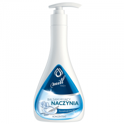 Mosogatószeres folyékony szappan, testápoló - hatékonyan eltávolítja a foltokat és a szennyeződéseket - hipoallergén len - Mill Clean - 555 ml - 