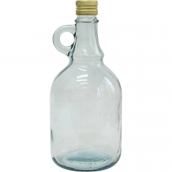 Galloneflaske med skrulokk - 1 liter - 