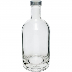 Steklenička "Miss Barku" (Miss Cocktail Cabinet) z zavihkom - bela - 700 ml - 