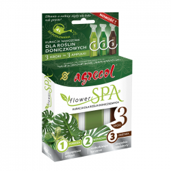 Flower SPA - ošetrenie črepníkových rastlín - optimálne zvolená sada hnojív - Agrecol® - 3 x 30 ml - 