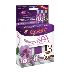 Flower SPA - orkidebehandling - optimalt valgt gjødselsett - Agrecol® - 3 x 30 ml - 