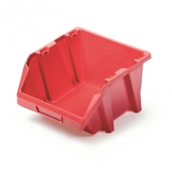 Toolbox, workshop tray Bineer Short - 7.7 x 9.2 cm - red