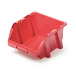 Toolbox, workshop tray Bineer Short - 9.8 x 11.8 cm - red