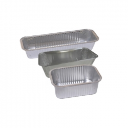 Set of large aluminium tins - in 3 various sizes - 11 pcs