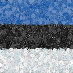 Флаг Эстонии - семена 3 сортов цветковых растений - 