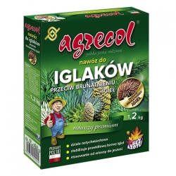 Gnojilo iglavcev - ščiti iglice pred porjavitvijo - Agrecol® - 1,2 kg - 
