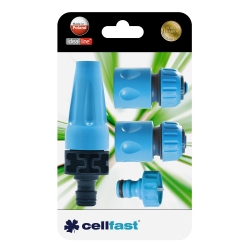 Bộ kết nối được đặt với một vòi phun đơn giản - 1/2 '' - CELLFAST - 