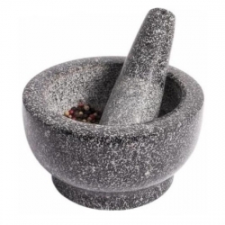 Granite kitchen mortar with pestle