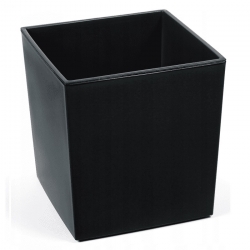 Square flower pot - Juka - 19 cm - Black