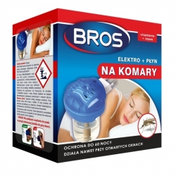 Bros - Plug-in elektro myggmiddel + væske i 60 netter - 
