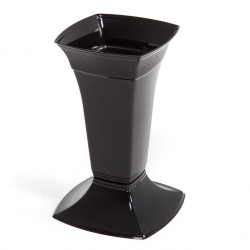 Цементная ваза маленькая - этна - черная - 