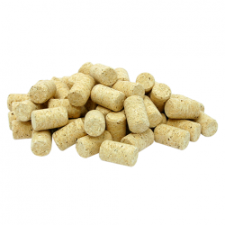 Natural cylindrical cork - agglomerated - 38x24 mm - 20 pcs
