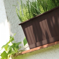 Jardinera de exterior "Agro" - marrón - 60 cm - 