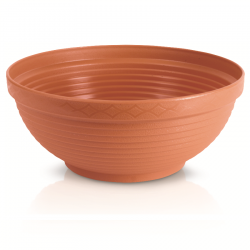 Pot bunga bundar, mangkuk - Misa - 20 cm - Terracotta - 