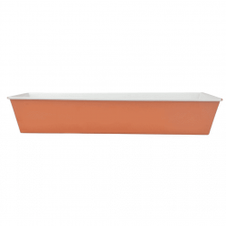 Non-stick baking tray - orange - 36 x 24.5 cm - ideally suited for baking cakes