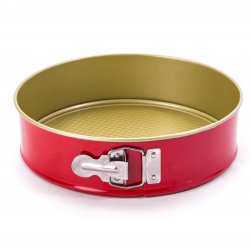 Non-stick springform pan - golden-red - ø 24 cm - ideal for baking cakes and making tortes