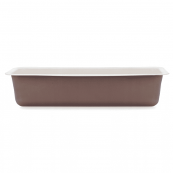 Non-stick baking tin, loaf pan - cafe creme/ beige - 31 x 14 cm - for baking pates, fruit cakes and bread
