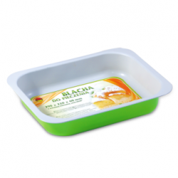Non-stick baking tray - grey - 36 x 26 cm - ideally suited for baking cakes