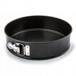 Molde desmontable negro con superficie antiadherente - ø 24 cm - ideal para hornear pasteles y hacer tortas - 