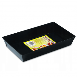 Zwart bakblik met antiaanbaklaag - 36 x 24,5 cm - bij uitstek geschikt voor het bakken van taarten - 