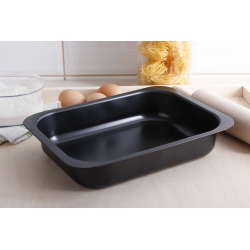 Black baking tin with a non-stick surface - 29 x 22 cm - ideally suited for baking cakes