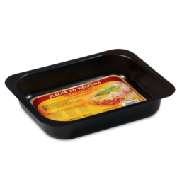 Black baking tin with a non-stick surface - 36 x 26 cm - ideally suited for baking cakes