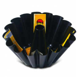 Runde Antihaft-Röhrenpfanne - schwarz - ø 23 cm - ideal für Engelskuchen - 
