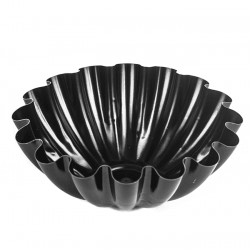 Черна незалепваща форма за кексчета - ø 9,5 cm - 