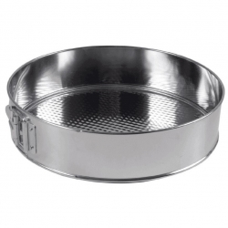 Black springform pan with waffled bottom - ø 26 cm - ideal for baking cakes and making tortes