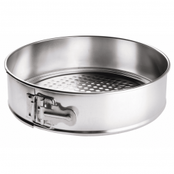 Black springform pan with waffled bottom - ø 28 cm - ideal for baking cakes and making tortes