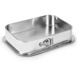 Rectangular springform pan made of galvanized steel - 34 x 24 cm - ideal for baking cakes and making tortes