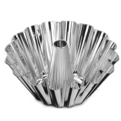 Round tube pan made of galvanized sheet metal, chiffon cake pan - ø 16 cm - ideal for angel food cake