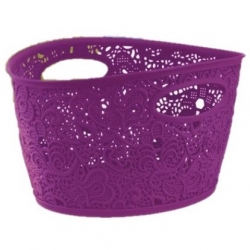 Oval basket "Victoria" - purple