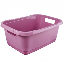 Laundry basket, portable laundry tube - Aenna - 55 x 40 cm - berry