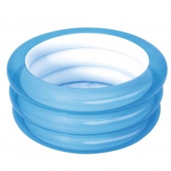 Nafukovací okrúhly záhradný bazén - modrý - 70 x 30 cm - 