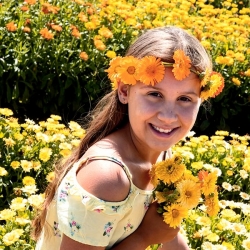 Happy Garden - "Whirling Marigold" - Semena, která děti mohou růst! - 216 semen - Calendula officinalis