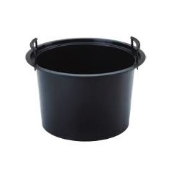 Inserção de vaso redondo ø40 cm - preto - 