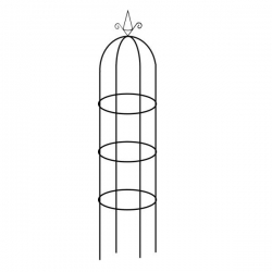 Vežová pergola - Obelisk - 40 x 40 x 190 cm - 