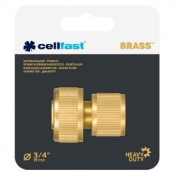 Brass quick connector BRASS - 3/4" - CELLFAST