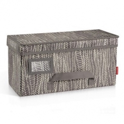 Úložný box na oblečenie - FANCY HOME - 40 x 18 x 20 cm - cappuccino - 