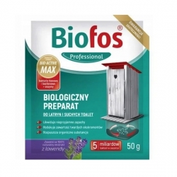 BIO Orgaaniline ettevalmistus tualettruumide ja kuivkäimlate jaoks - BioFos - 50 g - 