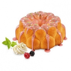 Raspberry' angel cake mould - DELÍCIA SiliconPRIME - ø 24 cm